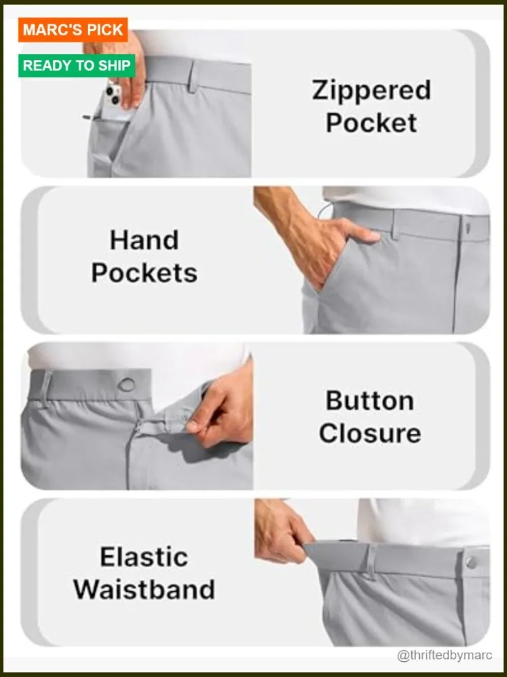 Men's Golf Shorts 7